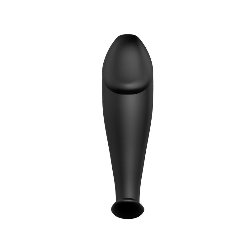 anal plug black with remote control 1