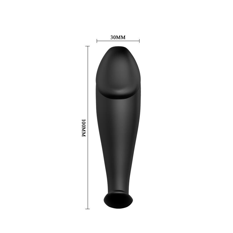 anal plug black with remote control 5