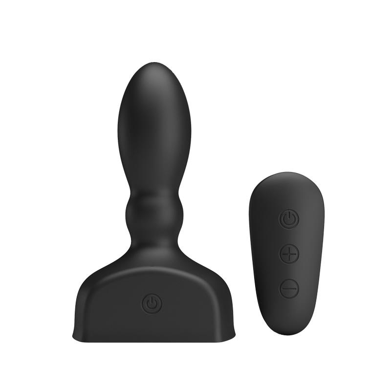 anal stimulator harriet inflatable usb silicone black 1