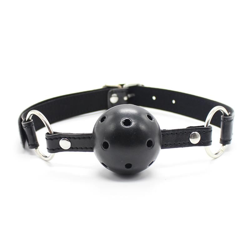 breathable ball gag 45 cm black