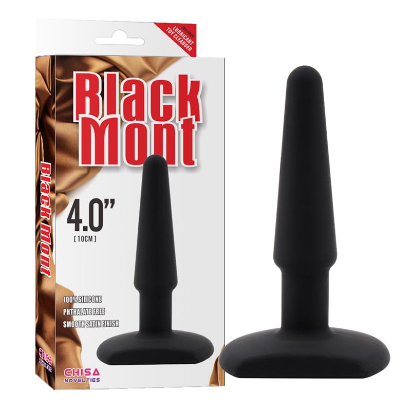 butt plug 4 silicone black