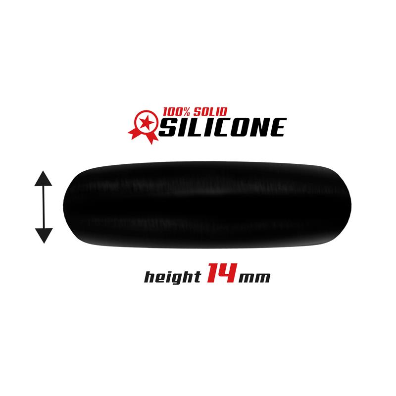 cock ring solid silicone 5 cm black 2