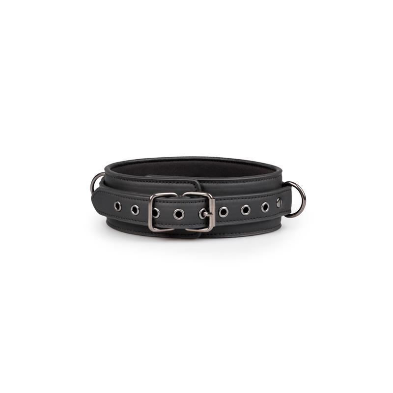 collar with leash black 8