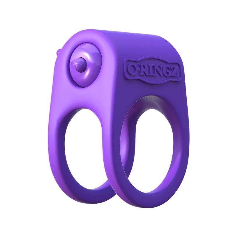 fantasy c ringz silicone duo ring purple