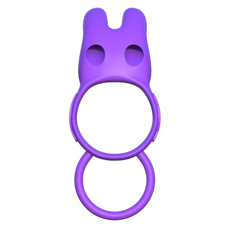 fantasy c ringz twin teazer rabbit ring purple 4
