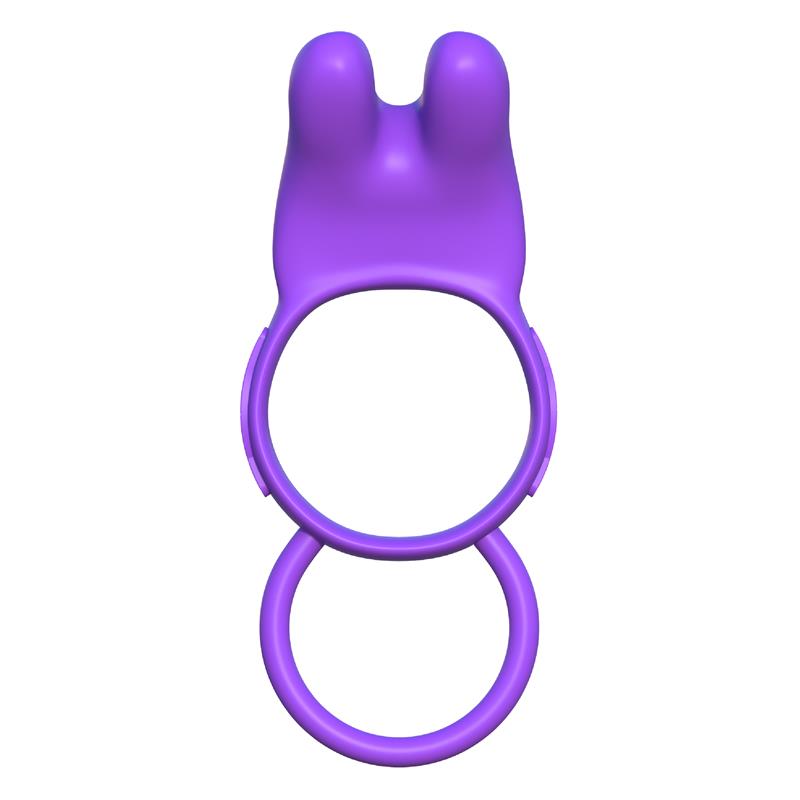 fantasy c ringz twin teazer rabbit ring purple 5