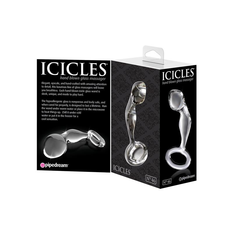 icicles butt plug no 46 clear 4