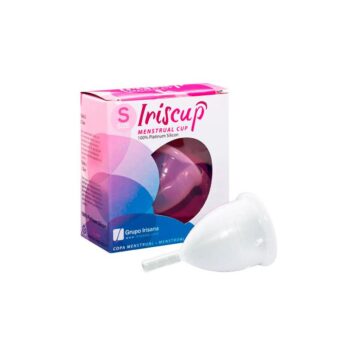 irisana menstrual cup clear size s