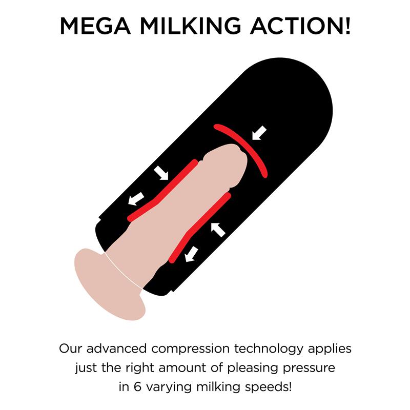 masturbator with vibration mega milker 7