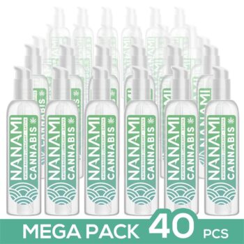 pack de 40 water based lubricant cannabis 150 ml