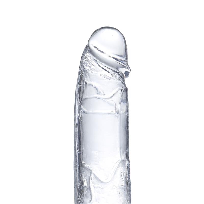 realistic dildo with testicles crystal material 155 cm 4
