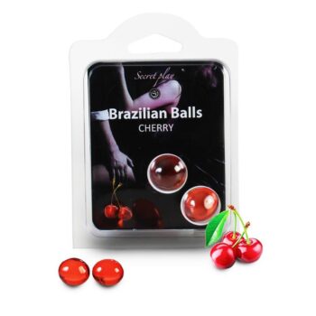 secret play set 2 brazilian balls cherry aroma