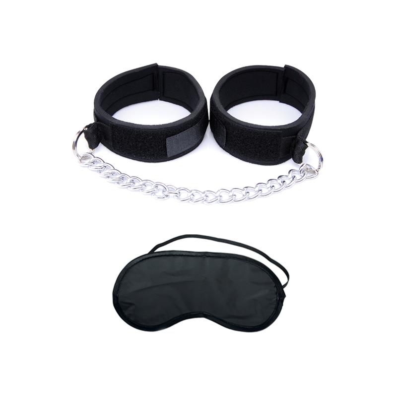 universal wrist and ankle cuffs black