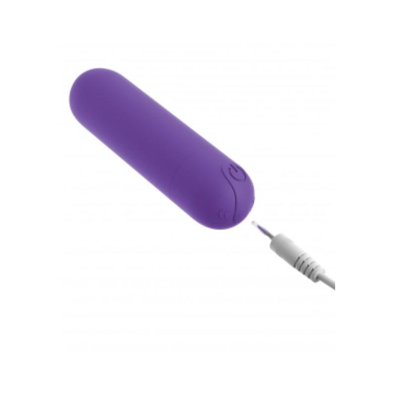 vibrating bullet play rechargeable usb 10 functions purple 1