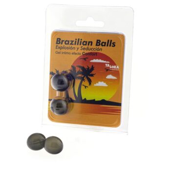 set 2 brazilian balls gel comfort effect