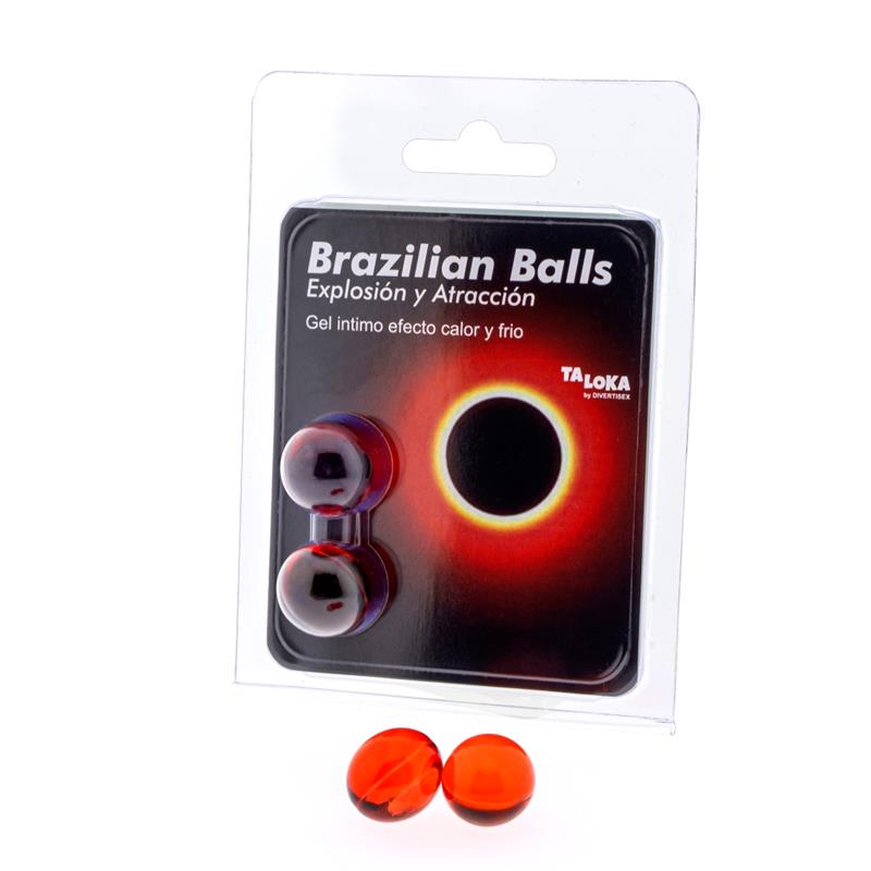 set 2 brazilian balls heat and cold effect