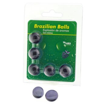 set 5 brazilian balls berries flavor
