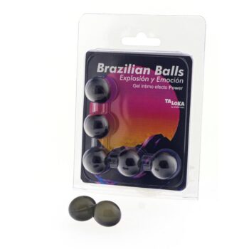set 5 brazilian balls gel power effect