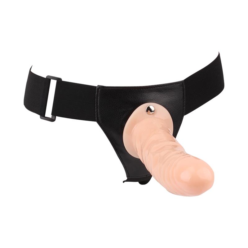 strap on harness with hollow dildo penis extender 75 4