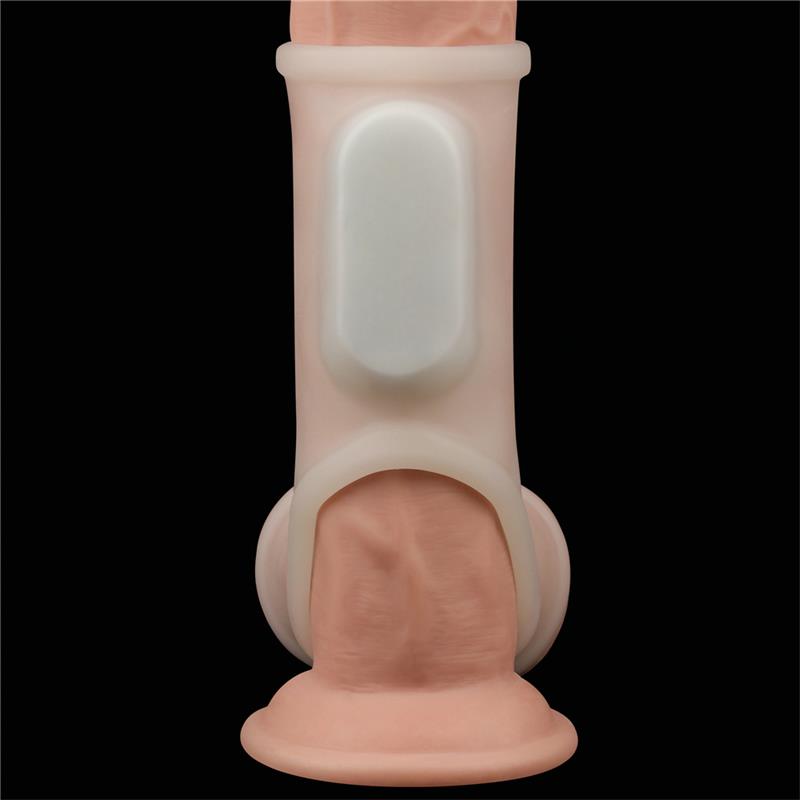 penis and testicles sleeve with vibration silk knights 3