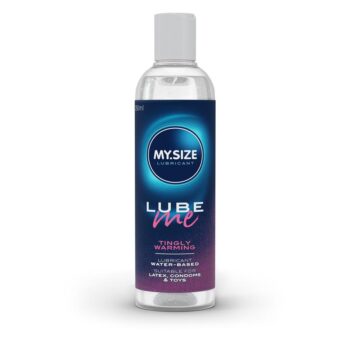 lube me water base lubricant tingly and warming 250 ml