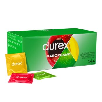 durex flavored condoms saboreame 144 ud