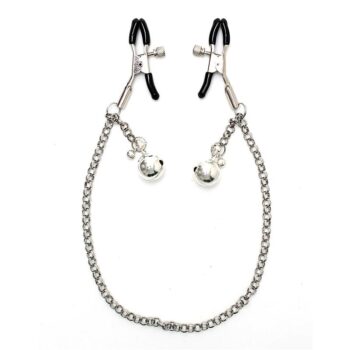 nipple clamps with chain and tincle bells