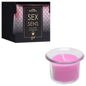 scented massage candle love