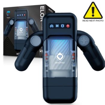 elon intelligent masturbator with up and down movement vibration heat and phone holder