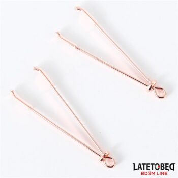 nipple clamps color rose gold
