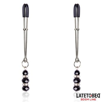 nipple clamps with glass beads